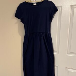 J. Crew Factory Navy Casual Dress